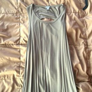 AERIE backless olive green dress (XS/S)